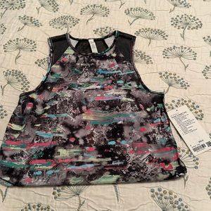 Lululemon sculpt cropped tank